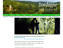 Tablet Screenshot of dordogne-vakantie.nl